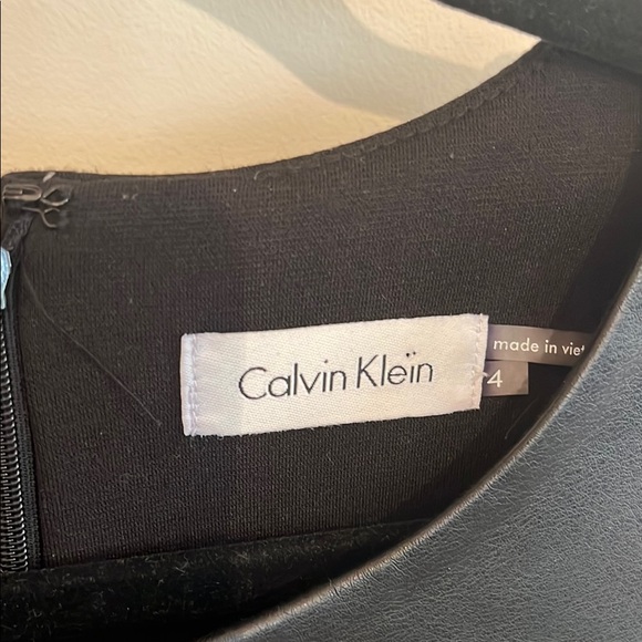 Calvin Klein Black and Gray Mini Dress - Picture 2 of 4